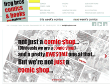 Tablet Screenshot of frogbros.com